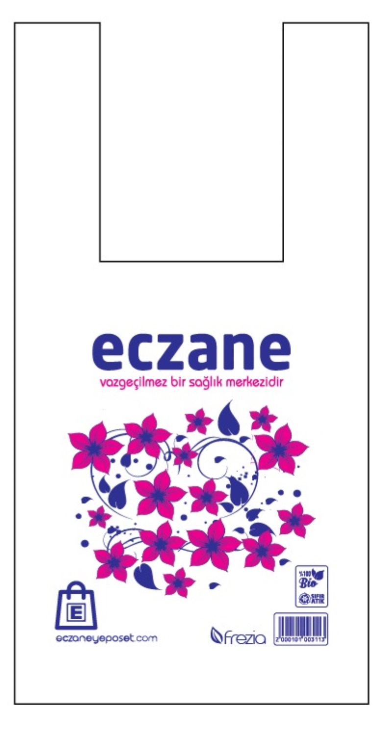 Bio Atlet Eczane Poşeti 26 x 50 Cm  (1 Kg)